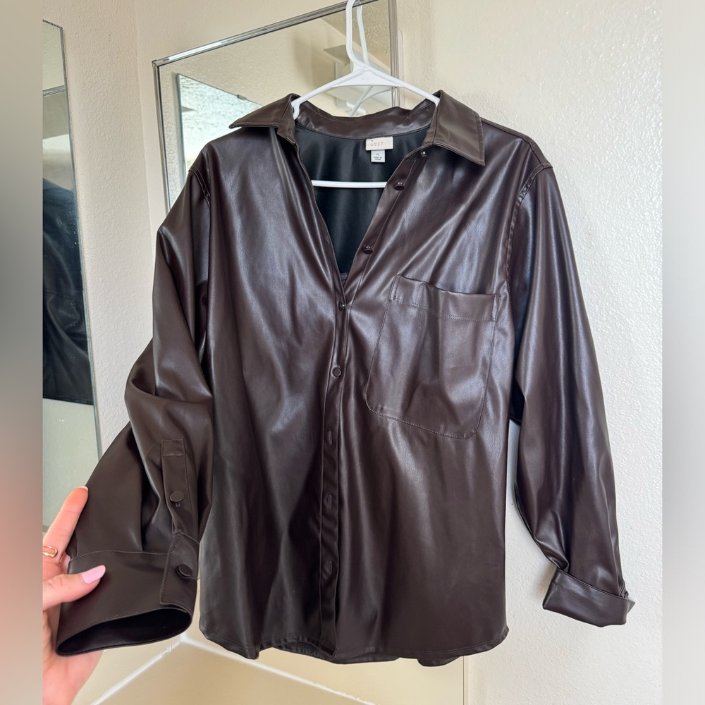 Leather jacket